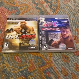 UFC Undisputed 2009 and 2010 Games for PS3